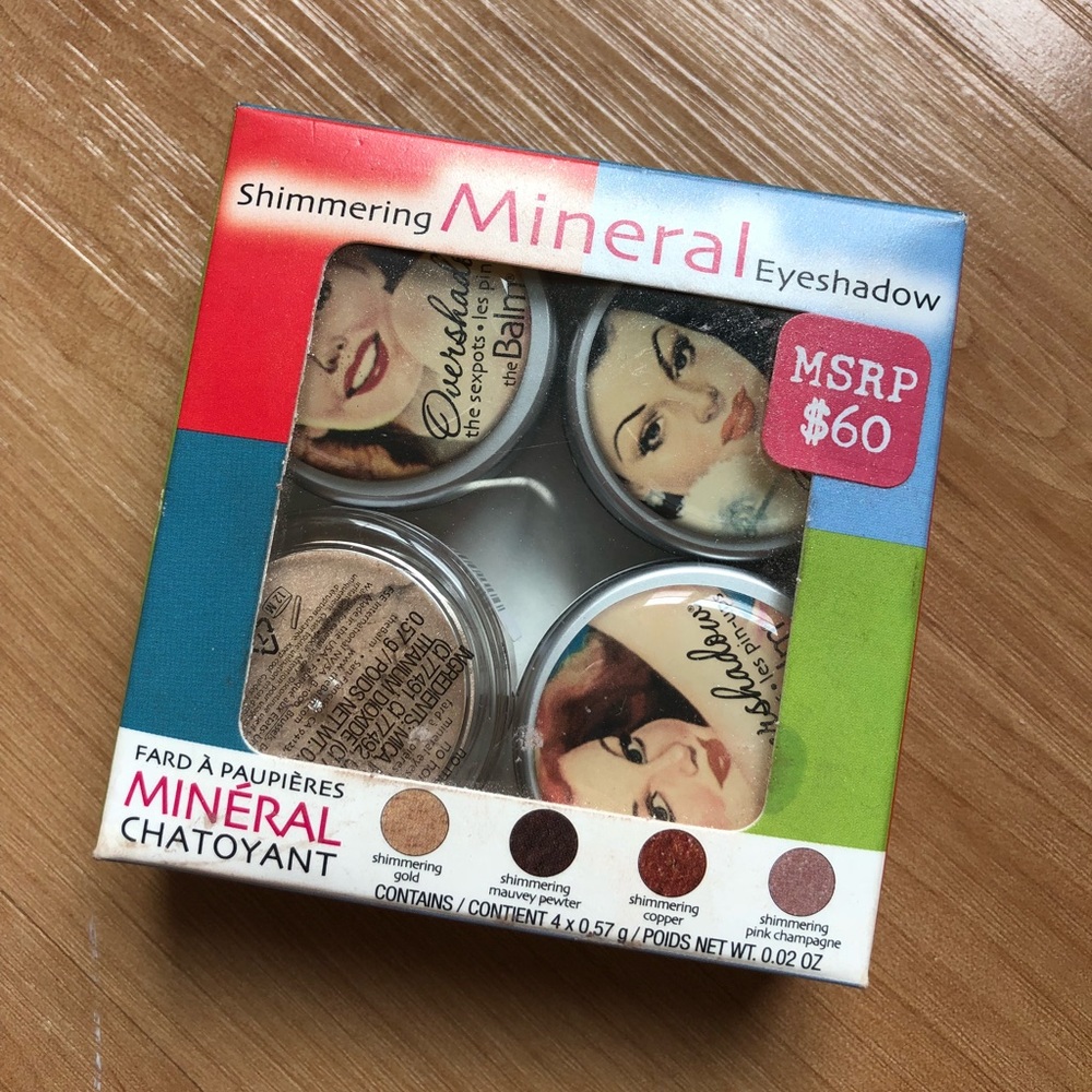 The Balm powder eyeshadow set